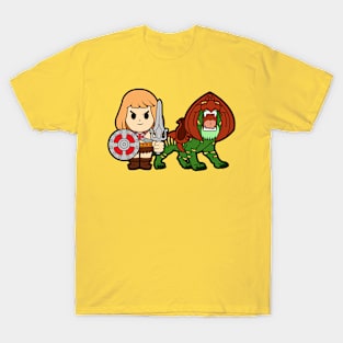 He Man and Battle Cat Chibi T-Shirt